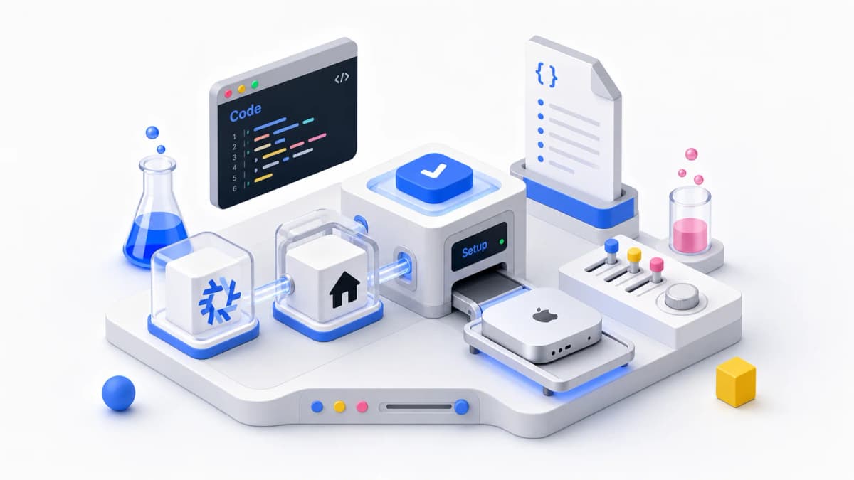 macOS の開発環境セットアップを「コードで全部書いて終わり」にする