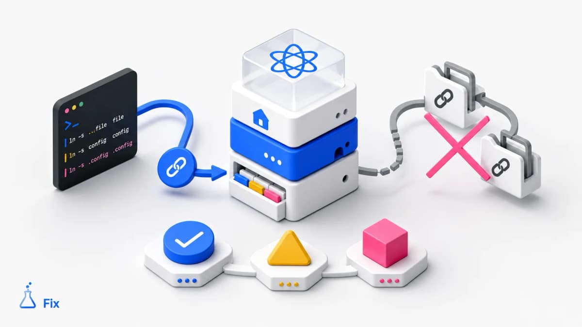 dotfiles 管理で symlink が入れ子になる問題を Nix で解決する — 3 つの落とし穴と対処パターン