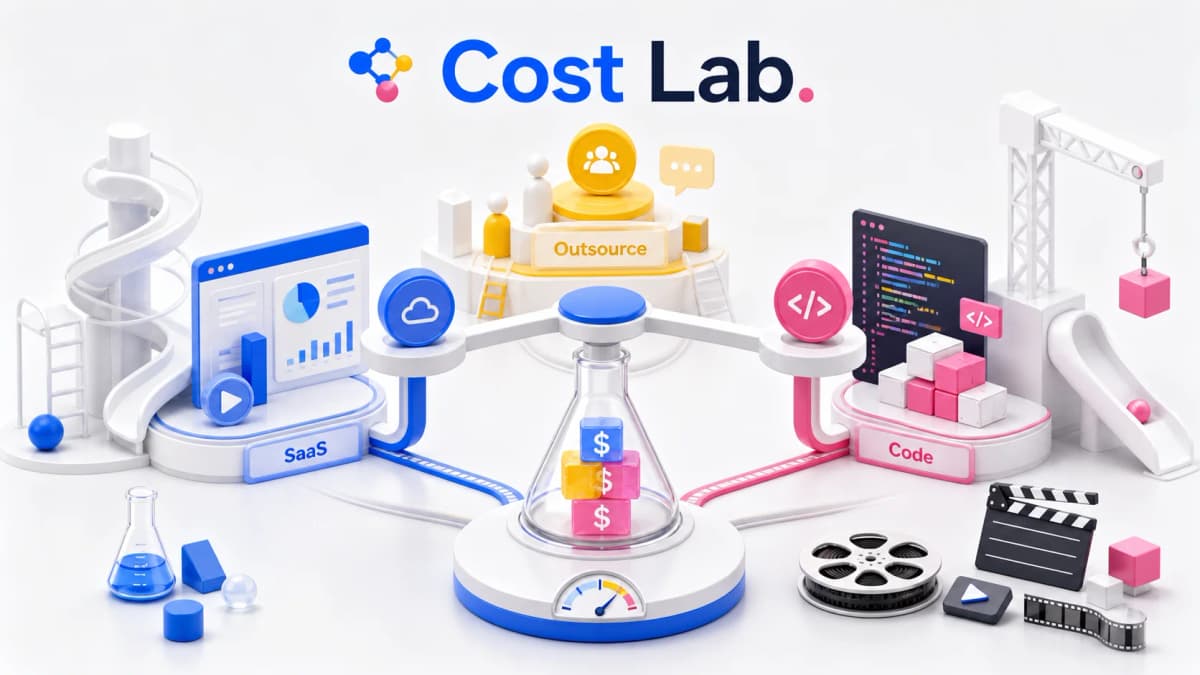 動画制作コストの本当の内訳 — SaaS・外注・コード化で見積もる
