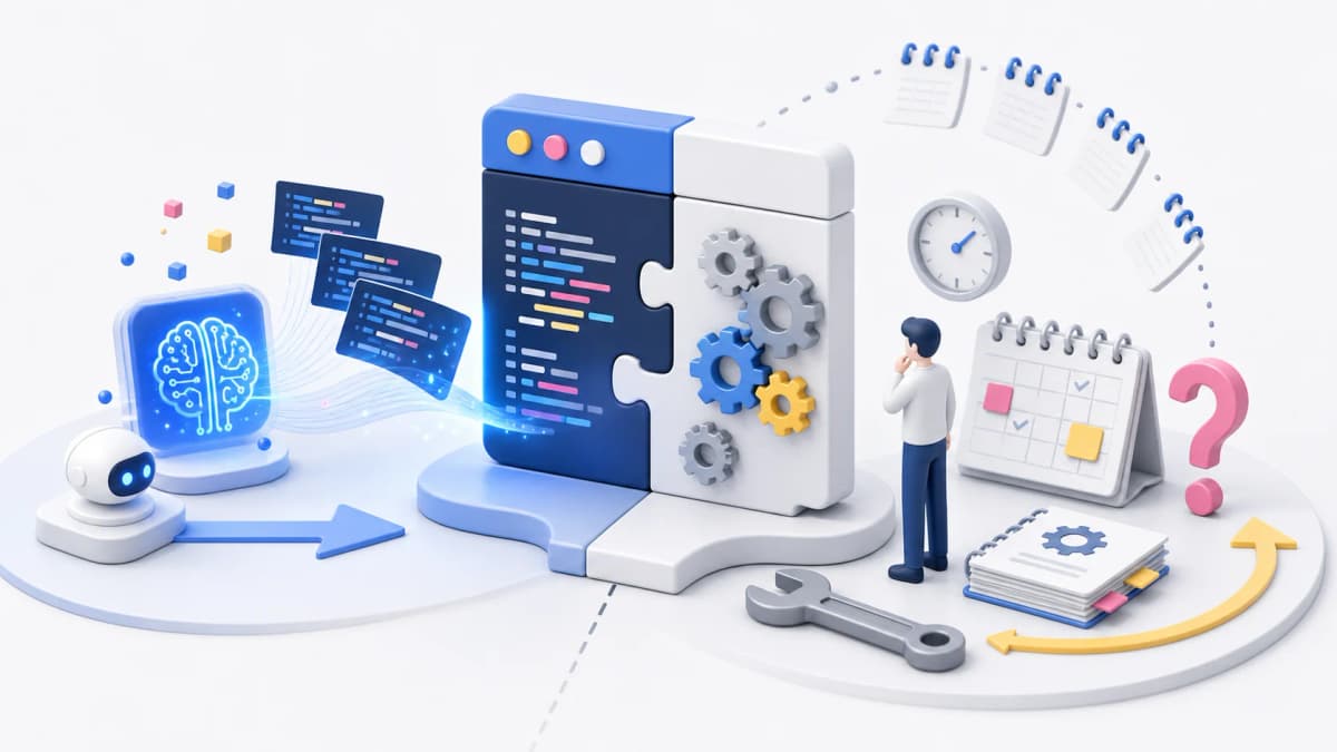 AIで作ったコード、半年後に誰がメンテする? — 属人化を防ぐ運用保守の考え方