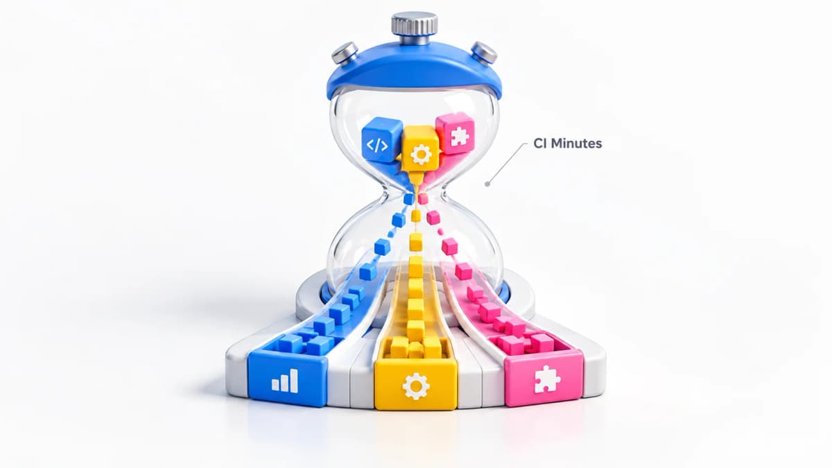 GitHub Actionsの無料枠が月の途中で尽きる:消費を減らす3つの手を実測で比べる